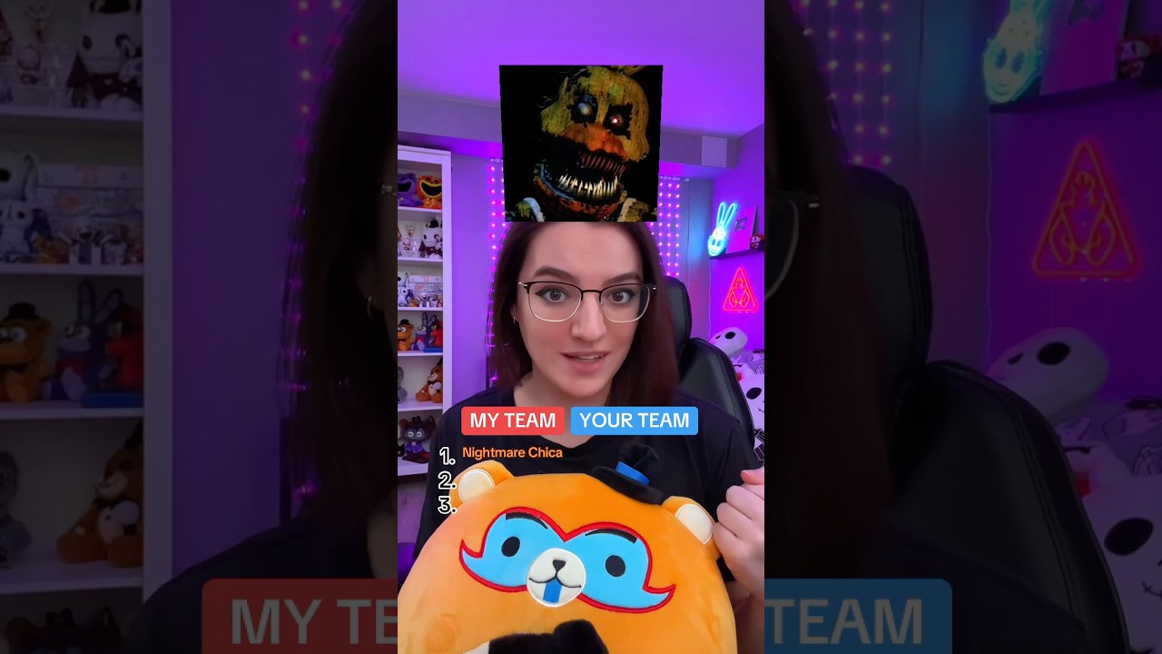 Кто победит? Моя команда FNAF или ВАША команда FNAF?? #fnaf #fivenightsatfreddys #securitybreach