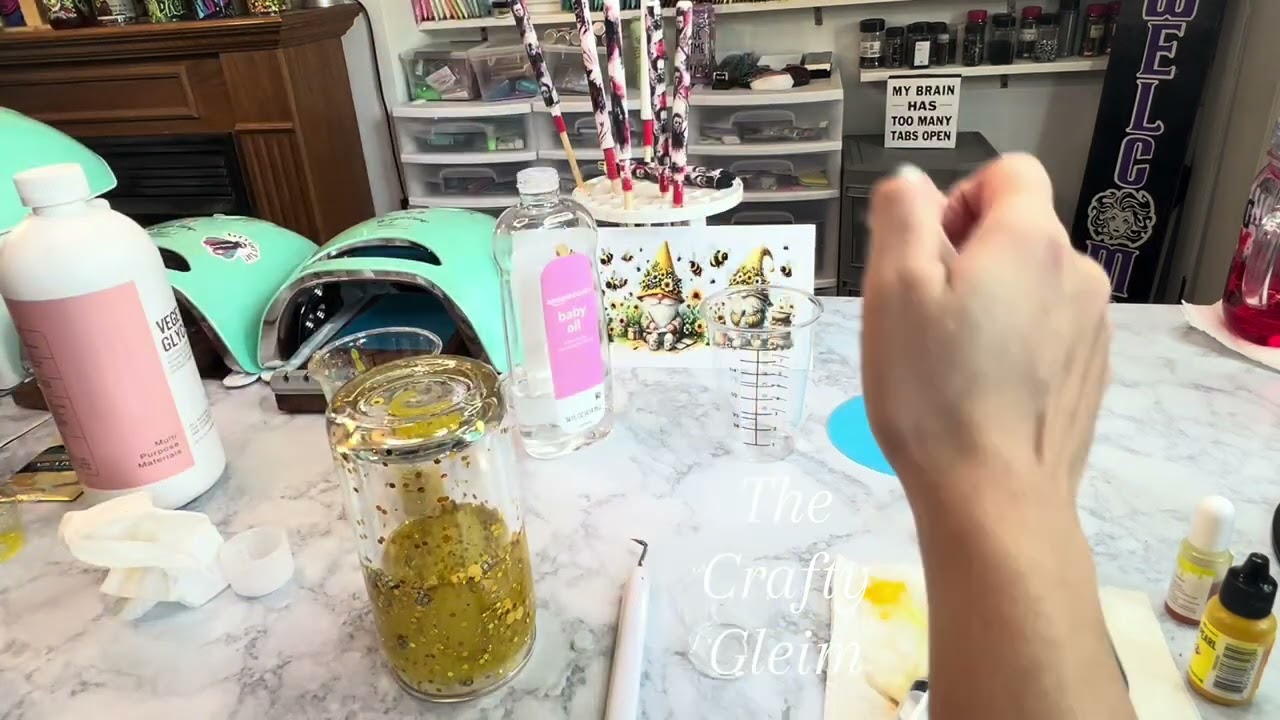 Honey drip snow globe