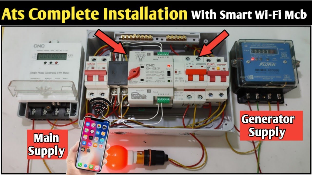 Automatic Changeover Switch Complete installation! How to Install Automatic Changeover