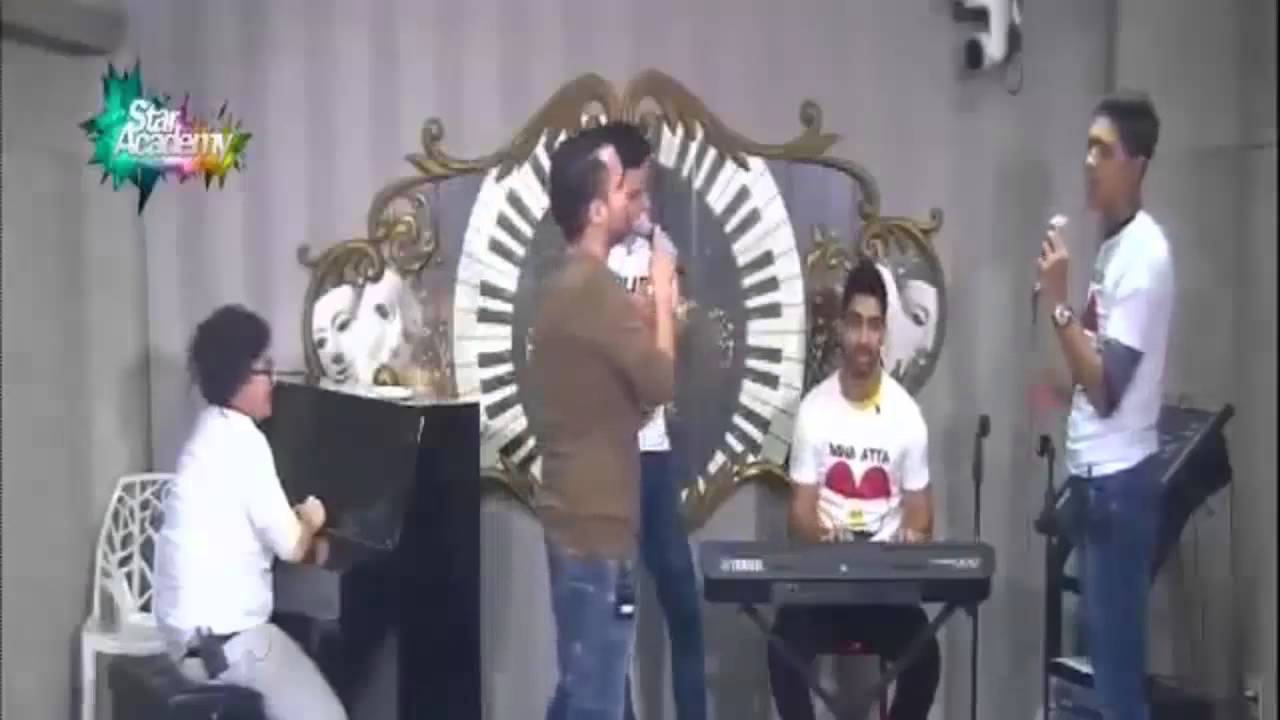 نجم ستار اكاديمي 9 محمود محيي يزور طلاب ستار اكاديمي 10   Mahmoud Mohey Visit Part4