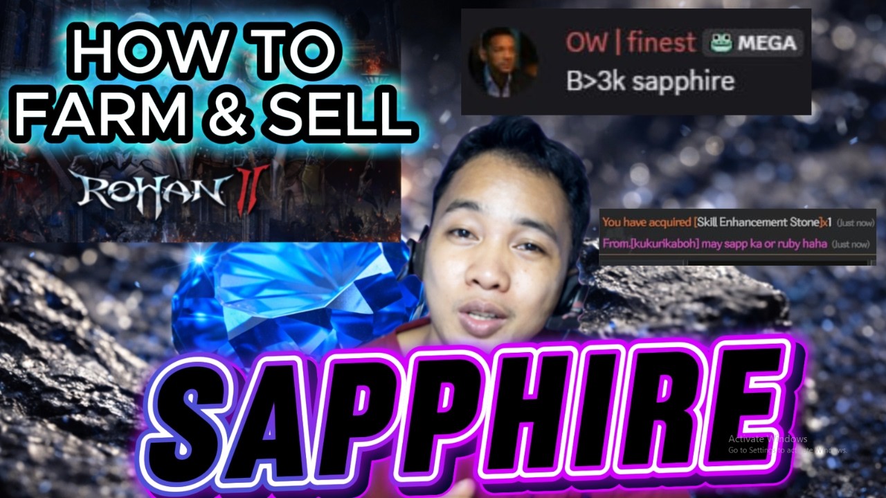 ROHAN 2 - SAPPHIRE FARMING, SELLING & MECHANICS(GUIDE) | FIND THE HIDDEN PRIZE