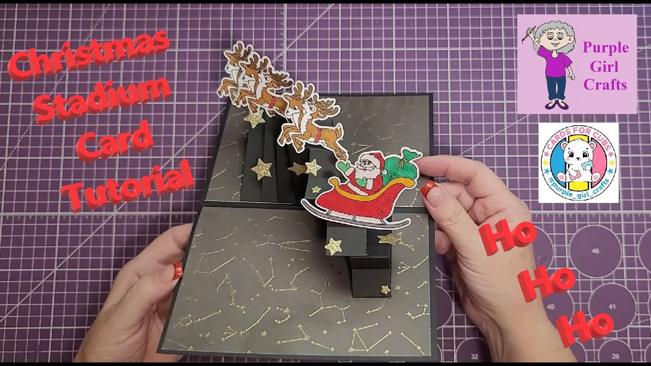 Christmas Stadium Card Tutorial