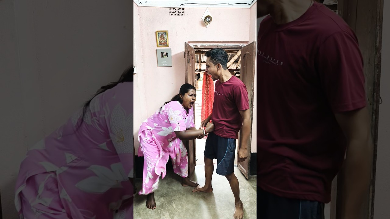 Prank with wife 😱 funny video 🤪😂🤣😱#funny #comedy #shorts #viral #foryou #pleasesubscribe