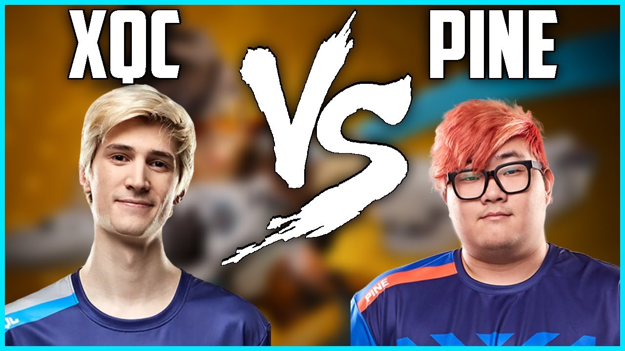 XQC VS PINE - TRACER 1 VS 1 (W/ CHAT) | xQcOW