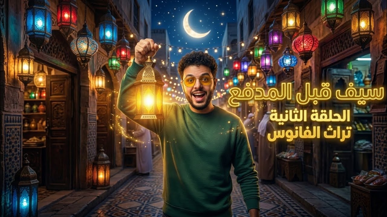 الحلقة الثانية من برنامج سيف قبل المدفع حلقة تراث الفانوس🌙✨️