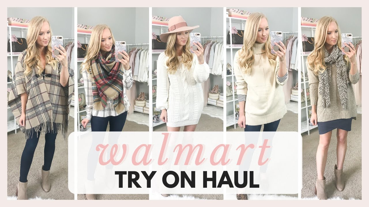 HUGE WALMART TRY ON HAUL AND SHOP WITH ME 2018 FALL OUTFITS | Amanda John