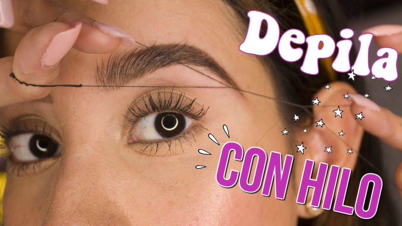 Depilación de CEJAS CON HILO🔥🔥 Paso a paso✅  FACILÍSIMO❤️