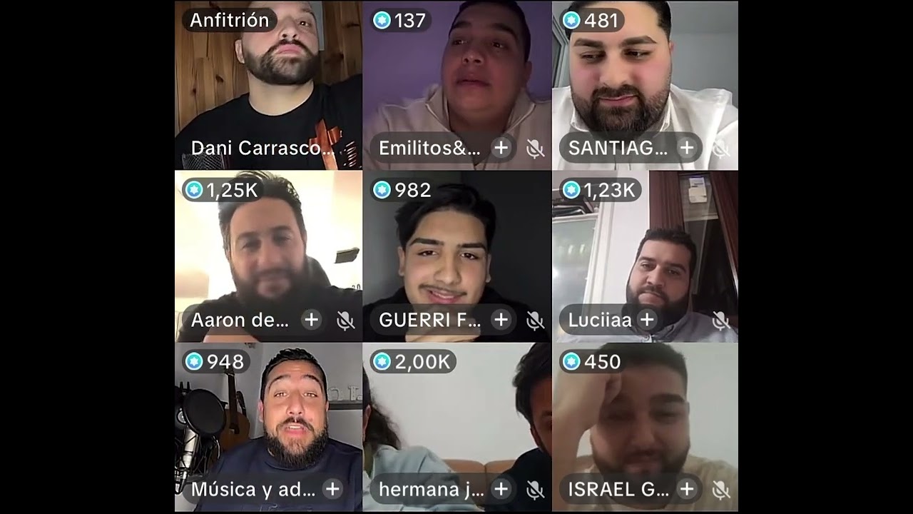 Jose manuel giles,dani carrasco,emilito barrul,juani de Extremadura.ETC - live de adoración 