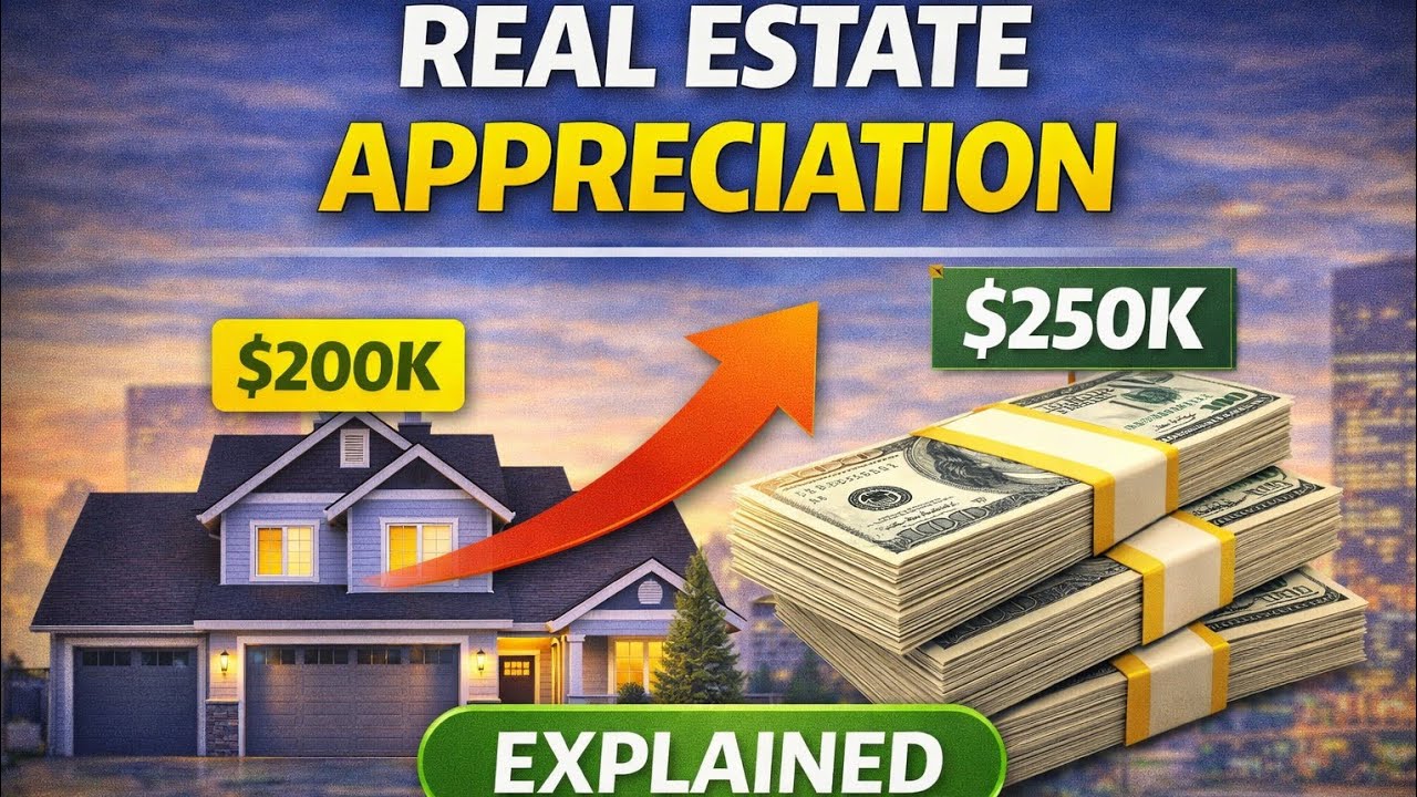 Real Estate Appreciation Explained | How Property Value Increases in the USA