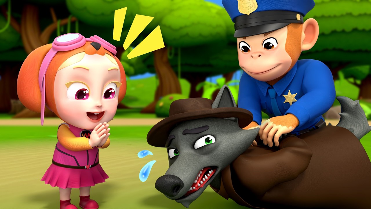 Who’s at the Door? 🚪😨 | Sheriff Zozo Police Song | Rosoo Nursery Rhymes & Kids Songs