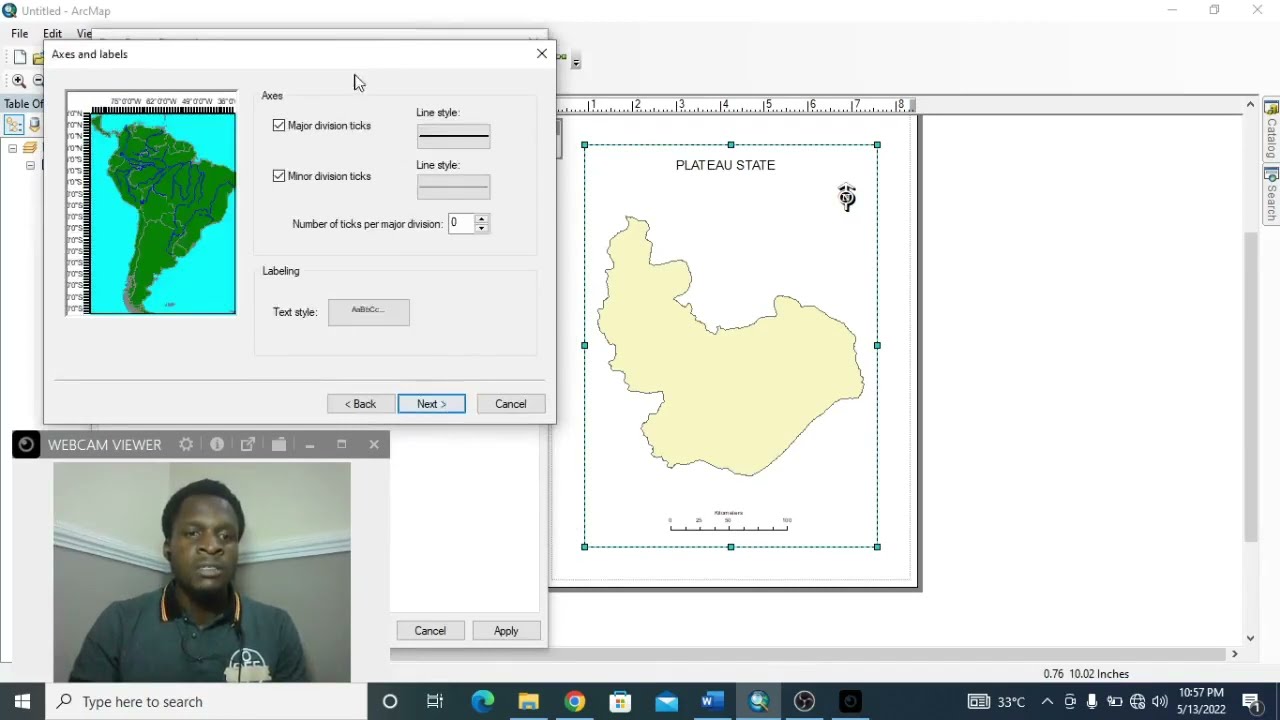 Elements of a Map | ArcMap | Step by step | How to | Map Layout | ArcGIS