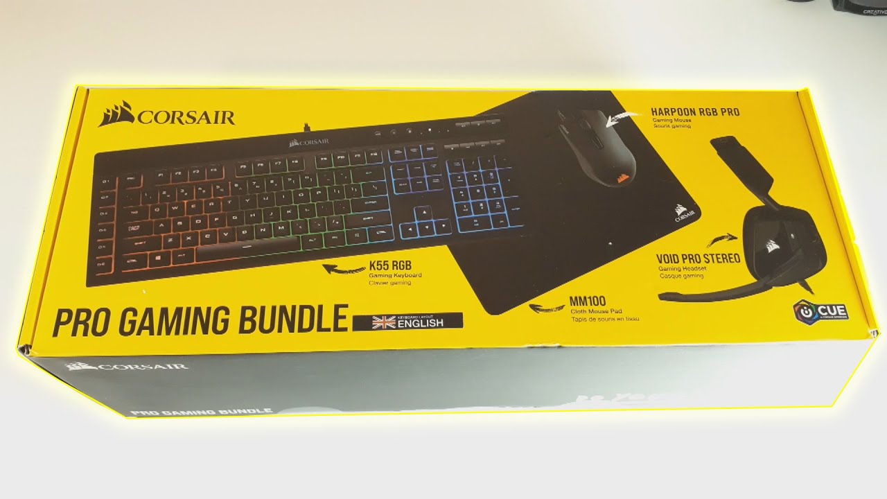 Corsair Pro Gaming Bundle Unboxing & Review | 2020 Best Value Bundle