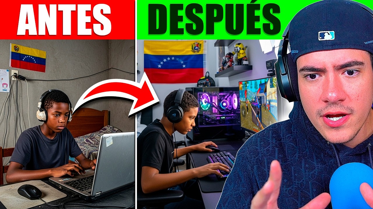 LE CAMBIE LA VIDA A ESTE NIÑO EN VENEZUELA Y AHORA ES STREAMER PRO - TheDonato