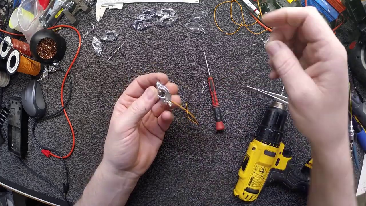 Bruder MB Sprinter RC conversion - how to make front lights