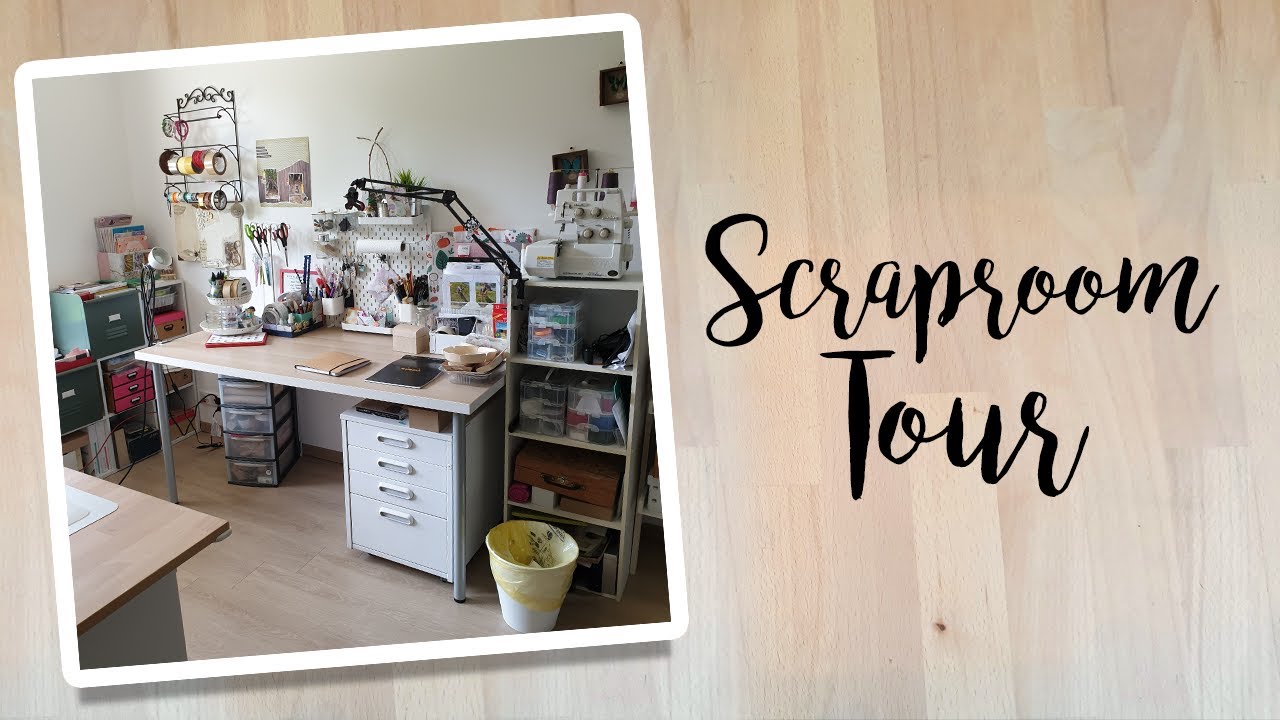 Je vous fait enfin visiter ma Scraproom ! #scraproom #scrapbooking