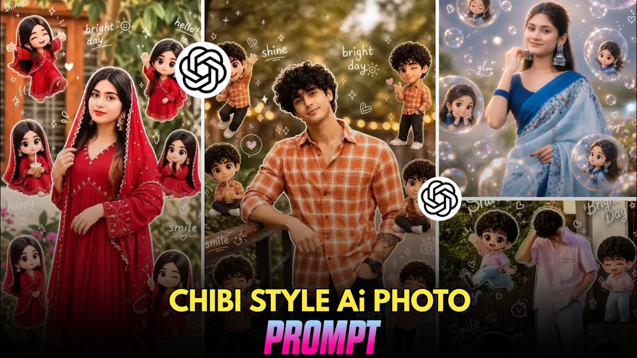 Instagram Trending Chibi Style Photo Editing Prompt | Chibi Style Trending Prompts | ChatGPT