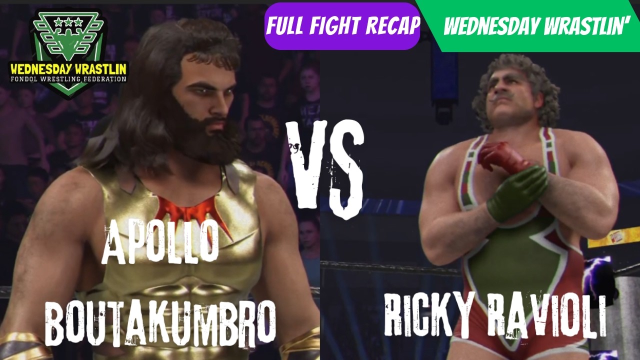 Apollo Boutakumbro v Ricky Ravioli - Wednesday Wrastlin