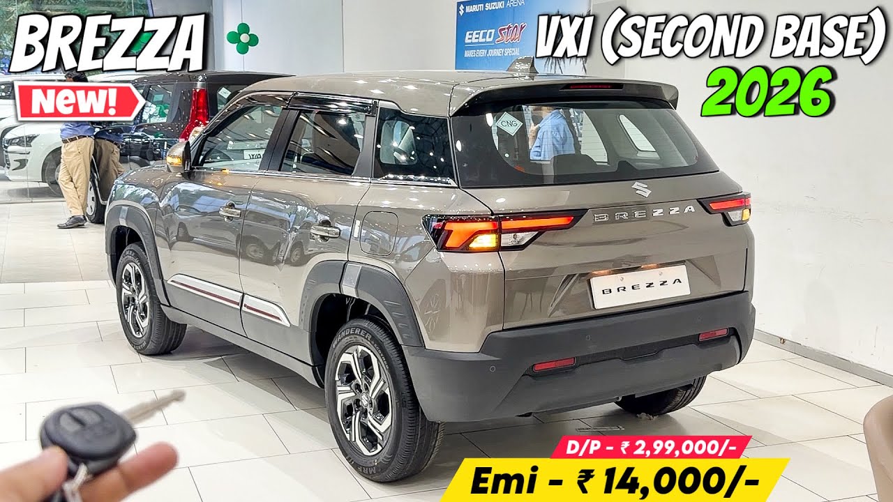Maruti Brezza Vxi Cng 2026 ❤️ | Brezza Second Base Model ✅ | Maruti Brezza 2026 Detailed Review