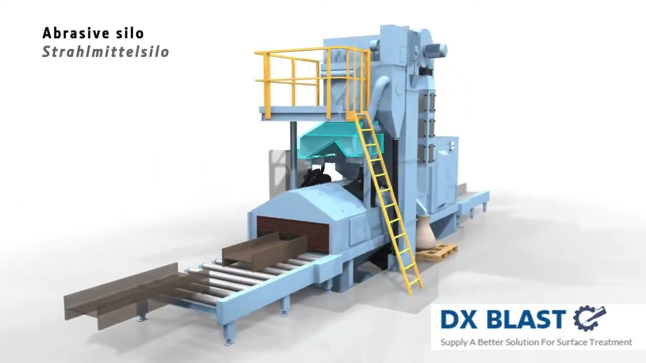 H Beam Shot Blasting Machine