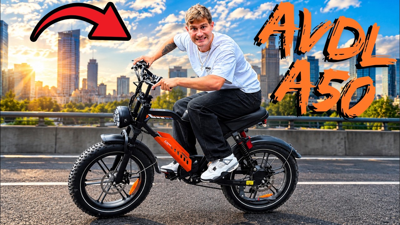 AVDLBIKE A50 &ndash; Ile Jest Wart Ten Budżetowy E-Bike !? 