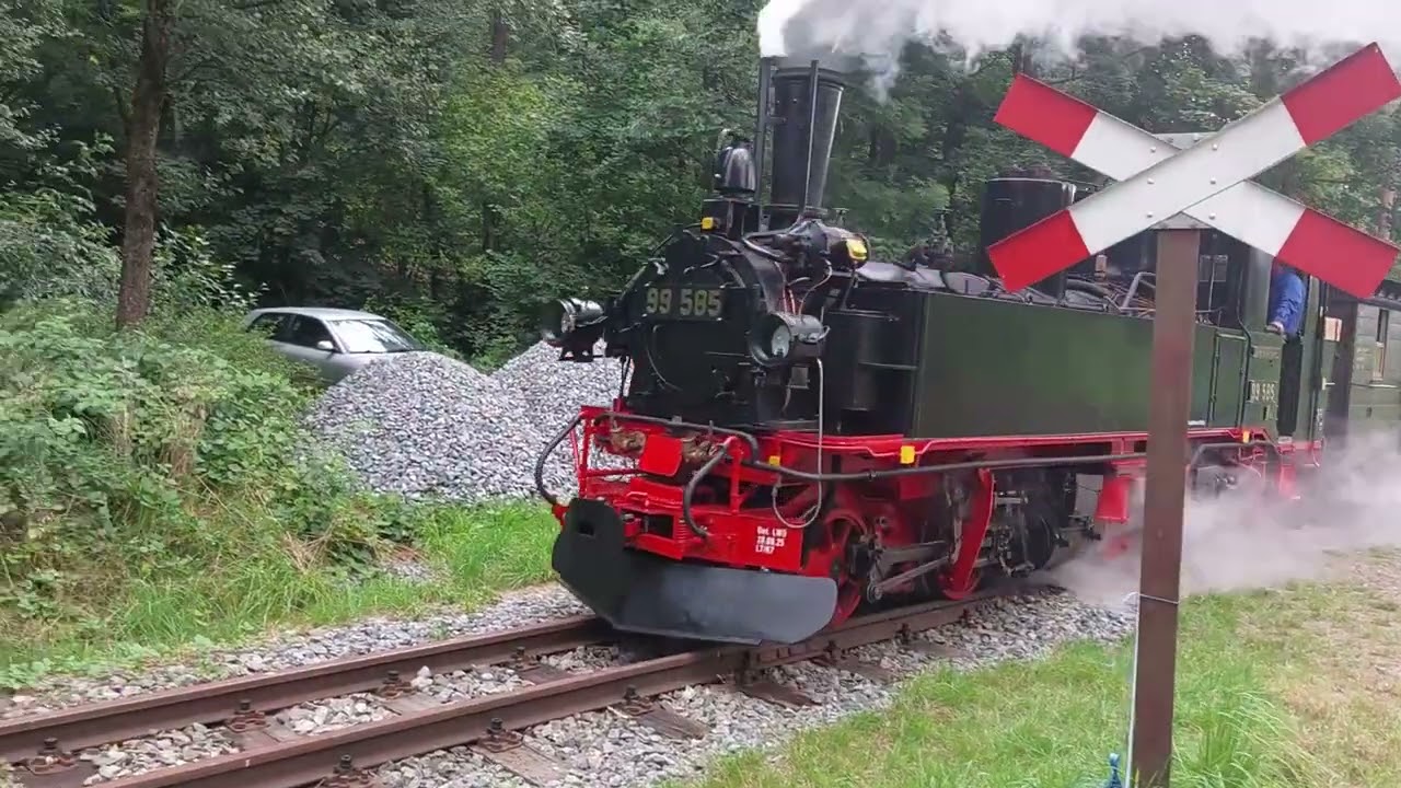 Inbetriebnahme der 99585 in Lohsdorf am 23. August 2025