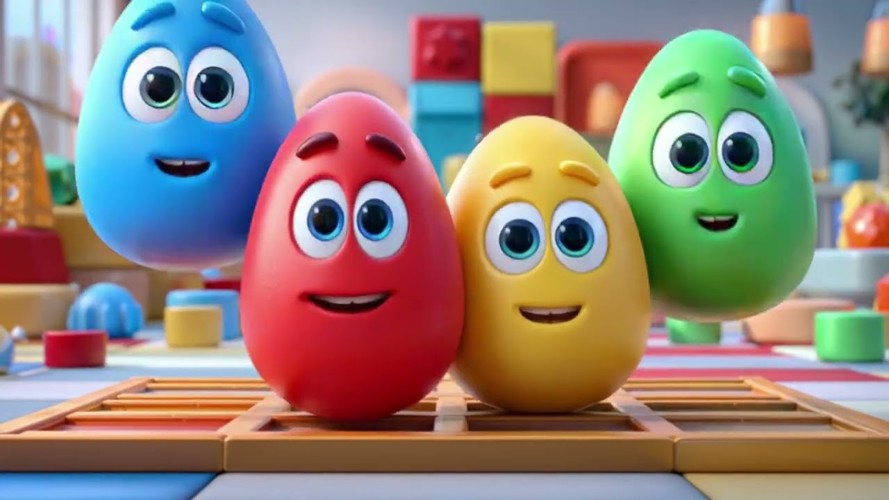 Color Eggs Surprise 🌈 Learn Colors Song for Toddlers