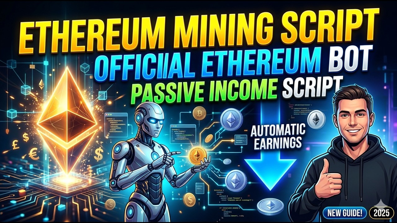 Ethereum Mining Script | Official Ethereum Bot | Passive Income Script