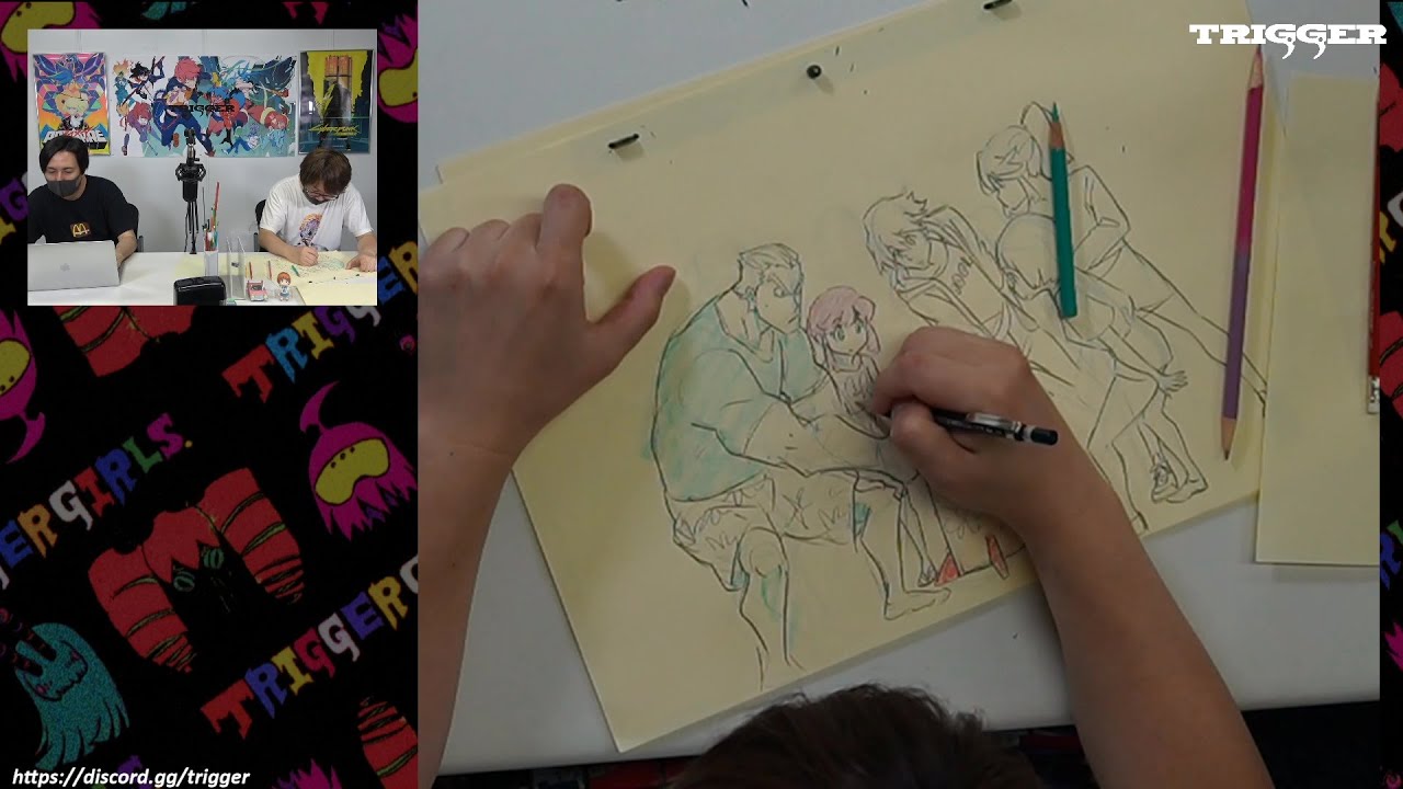 Studio TRIGGER SUSHiO Live Drawing #1 03082021