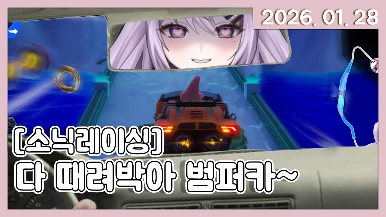 [소닉레이싱] 치지직 범퍼카 장인