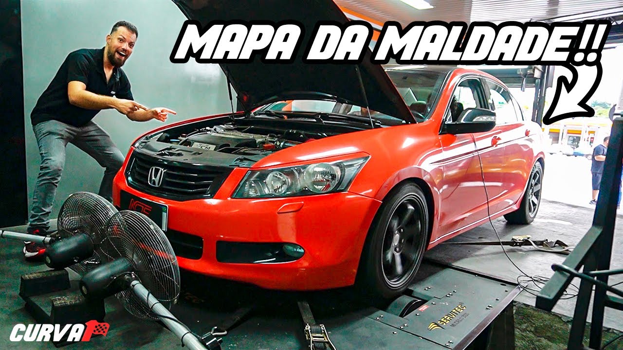 NINGUÉM ACREDITOU NA POTÊNCIA DO ACCORD V6 DEPOIS DO REMAP!! 😱