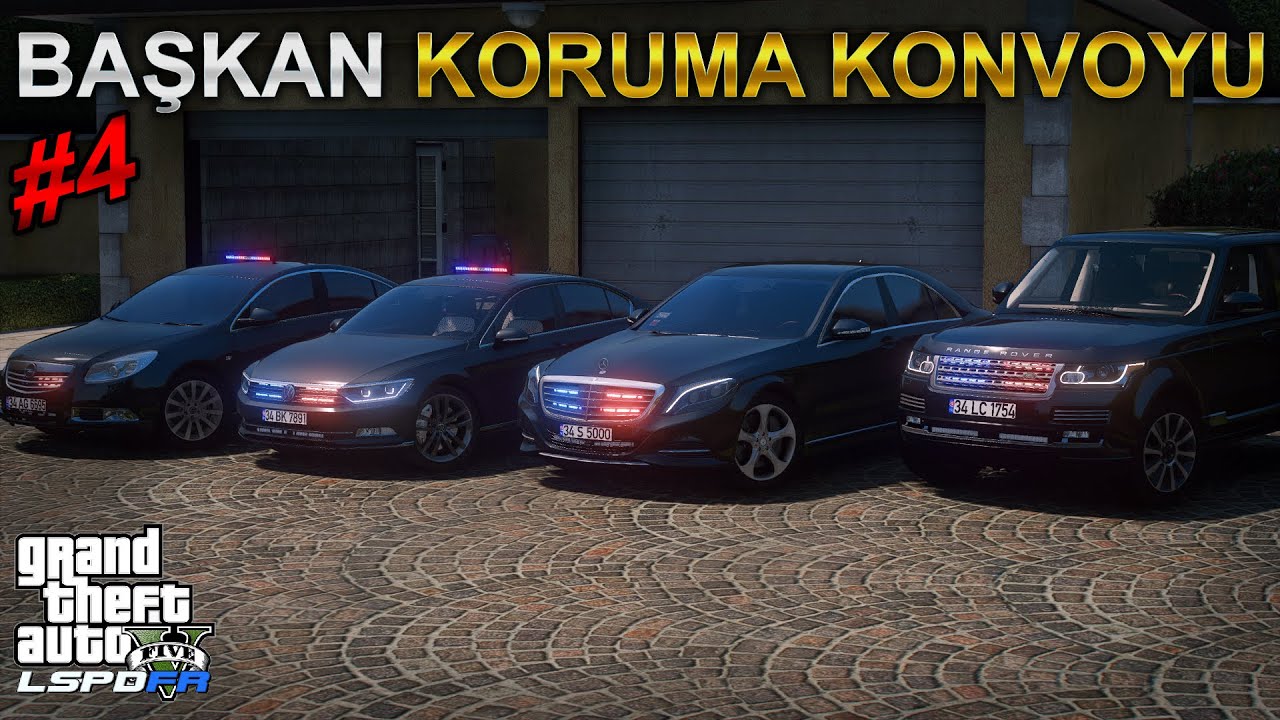 GTA 5 BAŞKAN KORUMA KONVOYU #4 | RANGE ROVER | LSPDFR