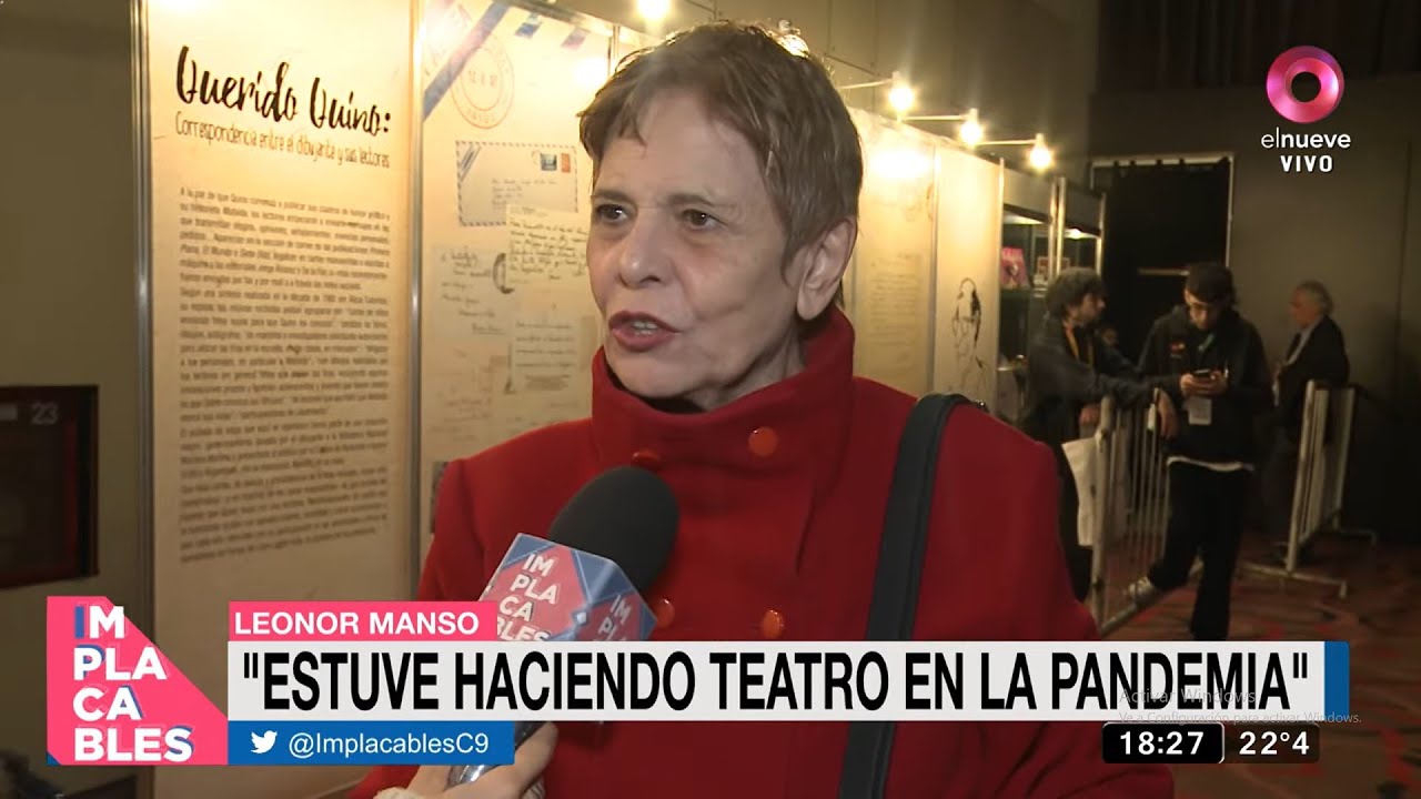 Leonor Manso habl&oacute; sobre su retiro y el apoyo que tuvo de Adri&aacute;n Suar