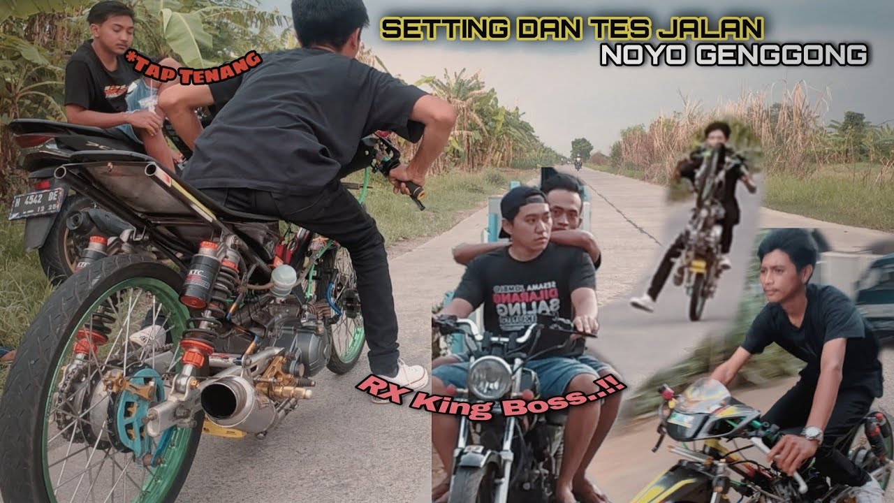 BIKIN GEGER WARGA !!! SETTING DAN TES JALAN SLEEP ENGINE 200CC || NOYO GENGGONG