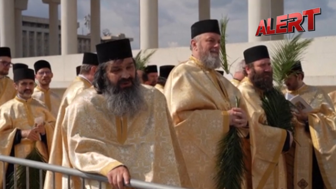 Thousands March In Bucharest For Palm Sunday At Romania&rsquo;s National Cathedral | ALERT News