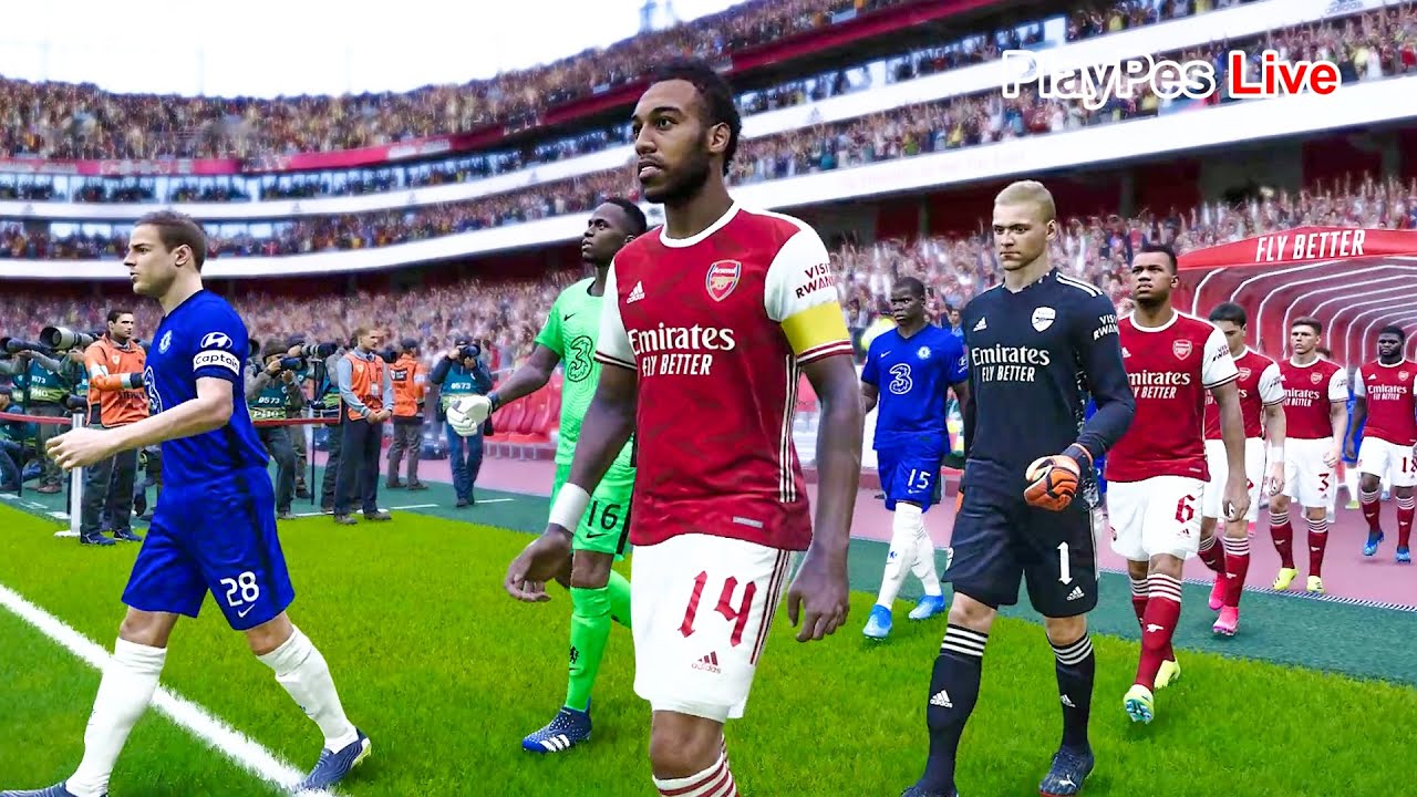 PES 2021 - Arsenal vs Chelsea - Friendly Match & Goals - Gameplay PC