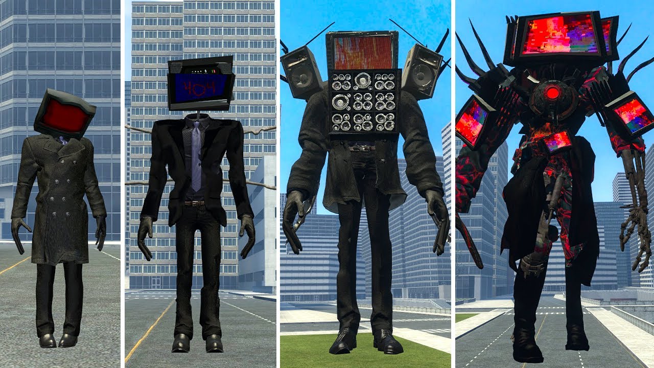EVOLUTION OF CORRUPTED TITAN TV MAN! - Skibidi Toilet In Garry's Mod