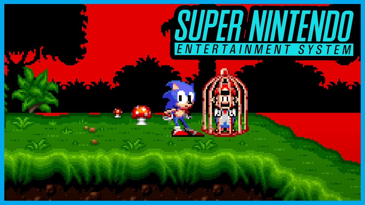 SNES Gameplay - Sonic The Hedgehog [100%] [4K,60fps]