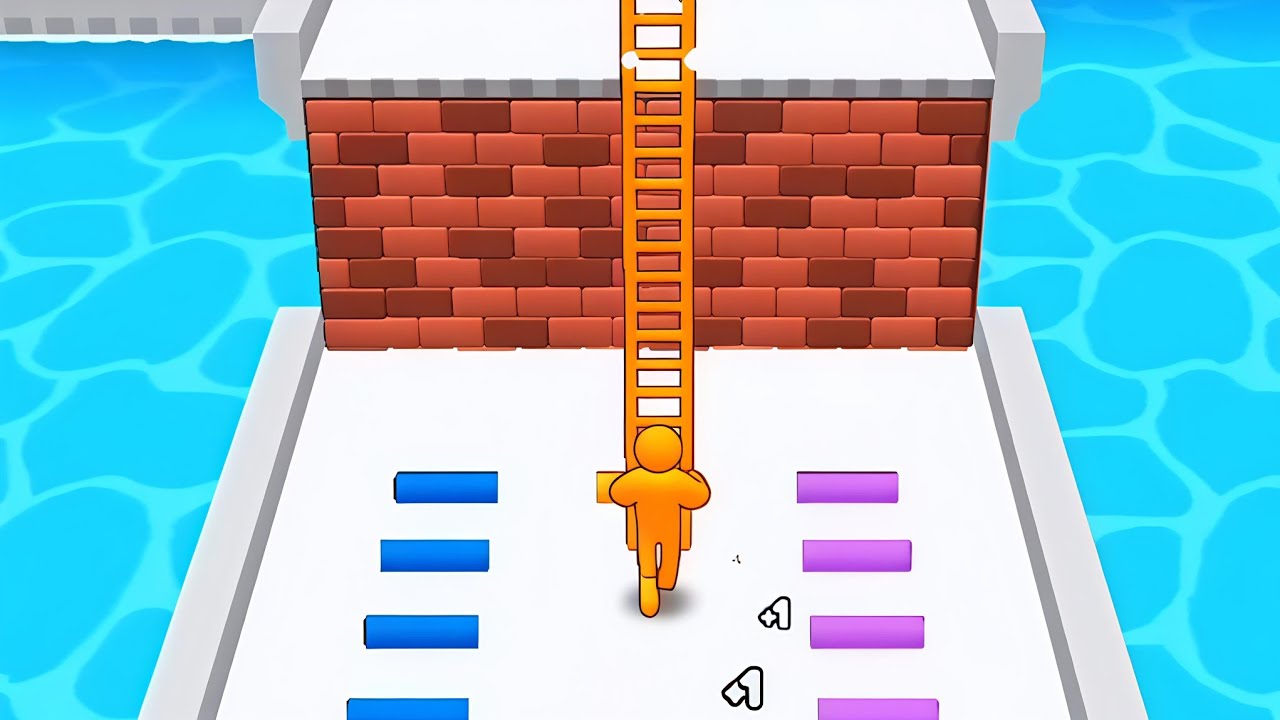 Ladder Master Run 3D merge with more details ladder race