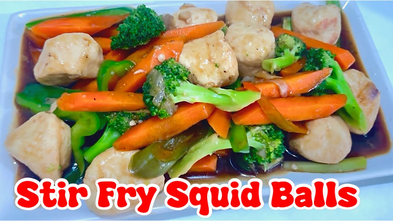 How to cook Stir fry Squid Balls? 