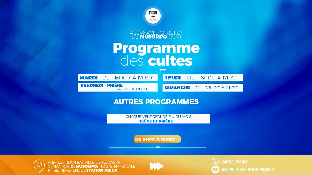 VENDREDI 13 FEVRIER 2026  THÈME VOICI L'HOMME AVEC FRÈRE ADRIEN KASONGO