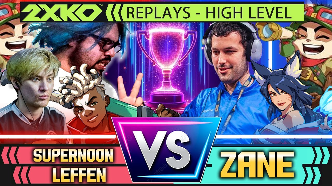 🔥2XKO (Supernoon, Leffen vs Zane) Teemo, Ahri and Ekko ▰ League of Legends Fight