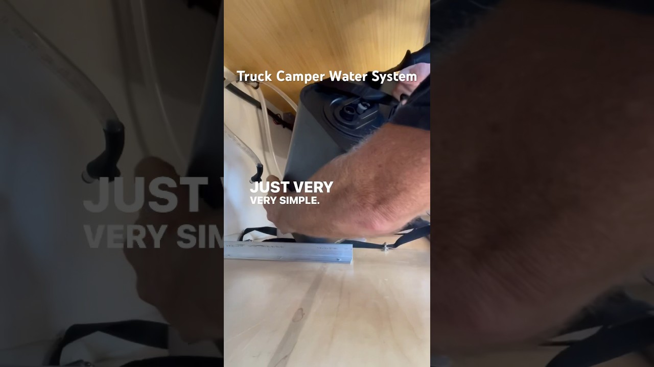 Brilliant Truck Camper Water System - no frozen lines …EVER!! 