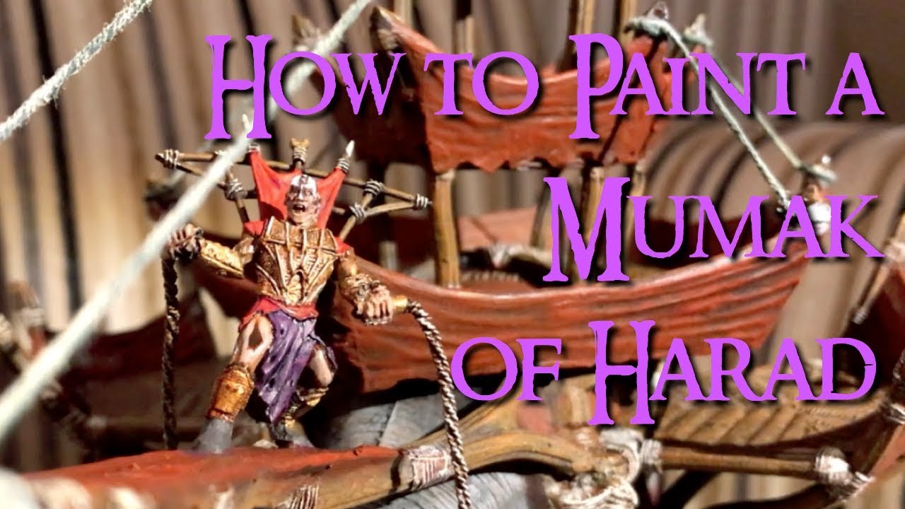 How to paint a Mumak Warleader - Pt3 - Battle Games in Middle Earth
