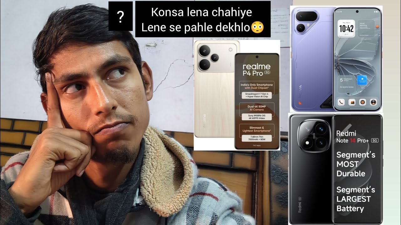 Techno pova curv 2, Realme p4 pro, Redmi note 14 pro plus me konsa le, All doubts clear in 17 minute