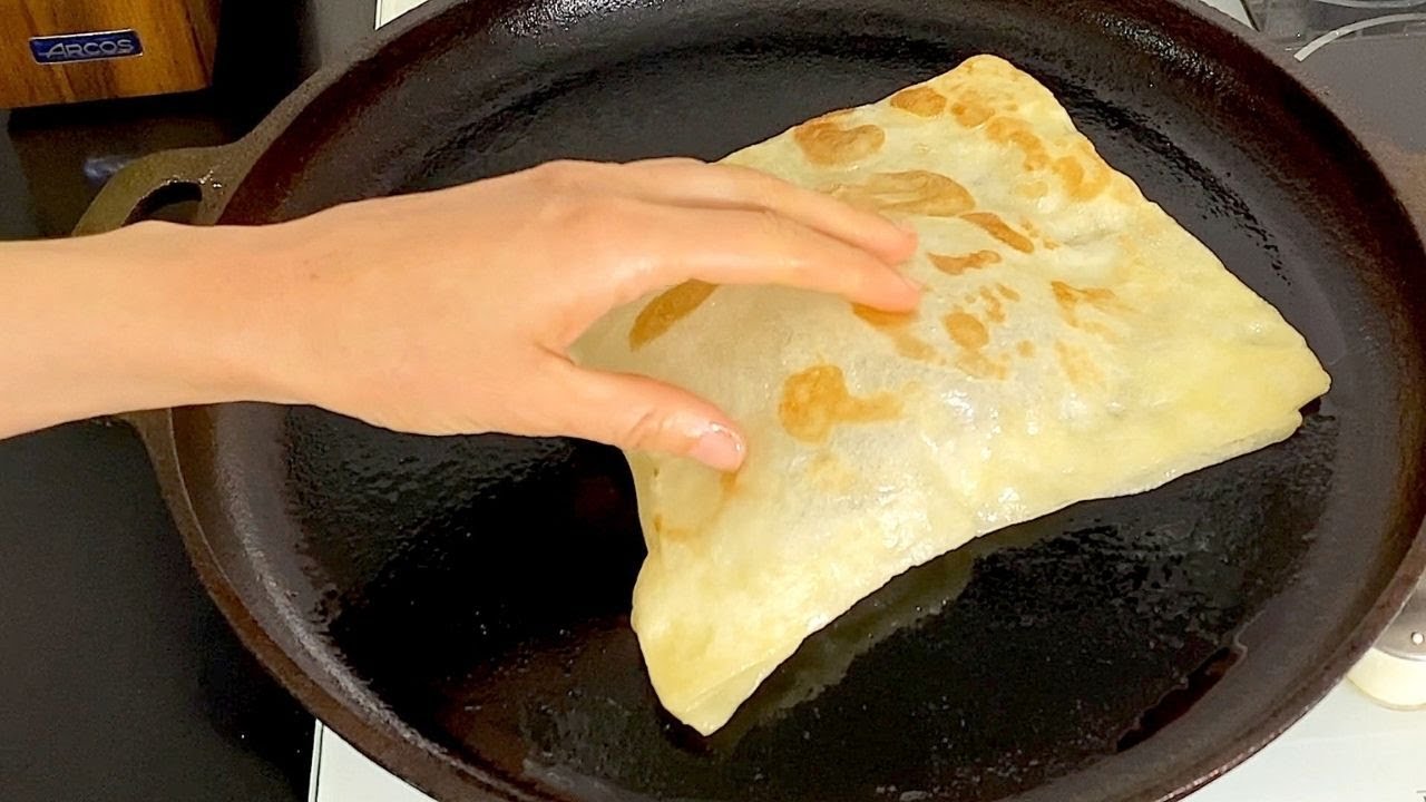 MEILLEURE RECETTE DE MSEMEN EXPRESS SANS TEMPS DE REPOS / GONFLÉS ET FEUILLETÉS + ASTUCE CONGELATION