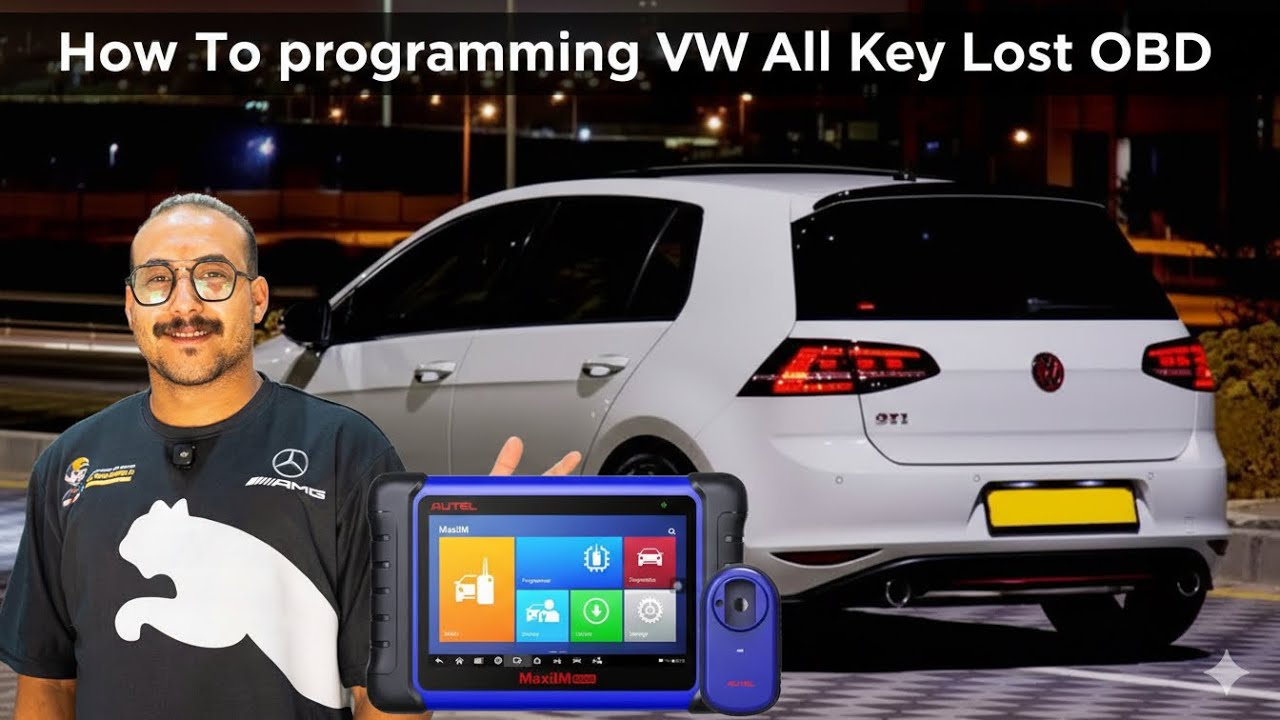 كيفية برمجه مفاتيح من عدم لسيارات جولف عن طريق السيارة دون فك العداد 🤔