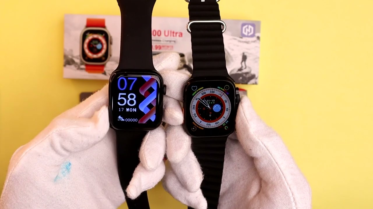 T800 Ultra vs i8 Pro Max Smart Watch Boot Speed Comparison
