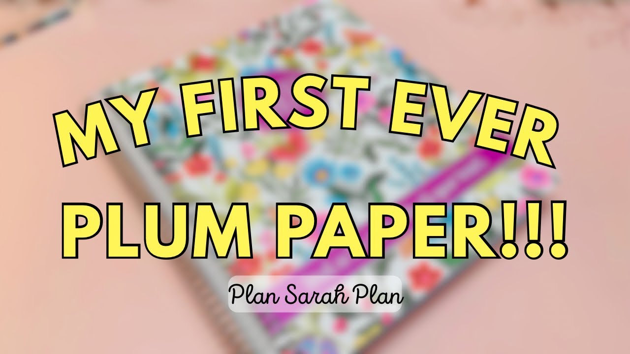 My FIRST Plum Paper Planner!!! | Customized for ME! | Discount SARAHPLAN10