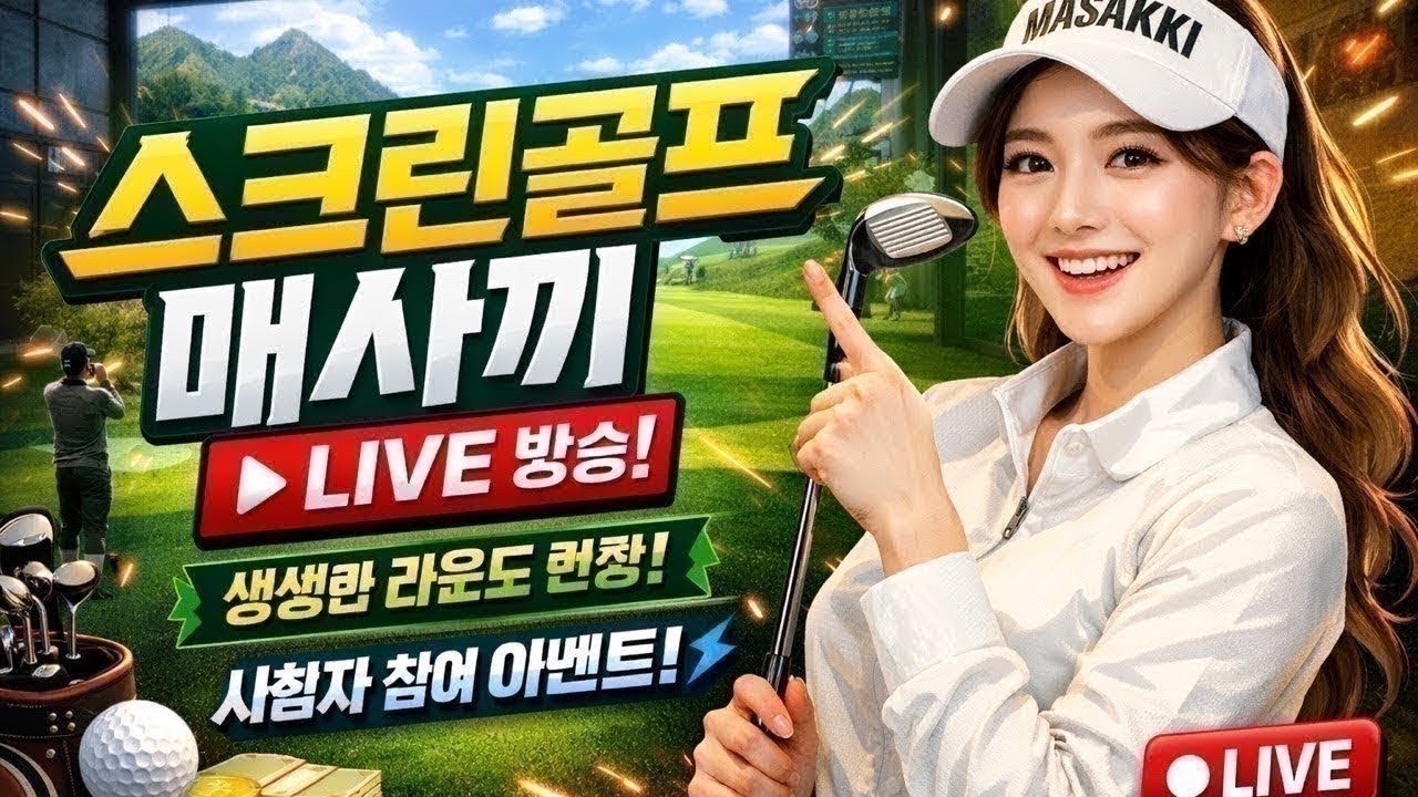 [매사끼] 라이브 방송 2026.1.25 #스크린골프 #골프 #라이브 #Live #Golf #홀인원 #골프존nx