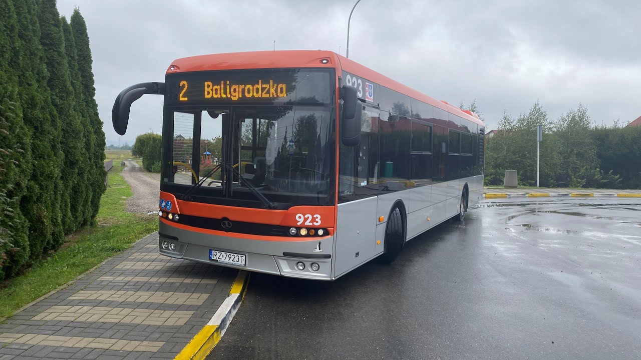 Linia 2. Kard. K. Wojtyły Pętla ➡️ Baligrodzka Pętla (Autosan Sancity M12LF ON #923)